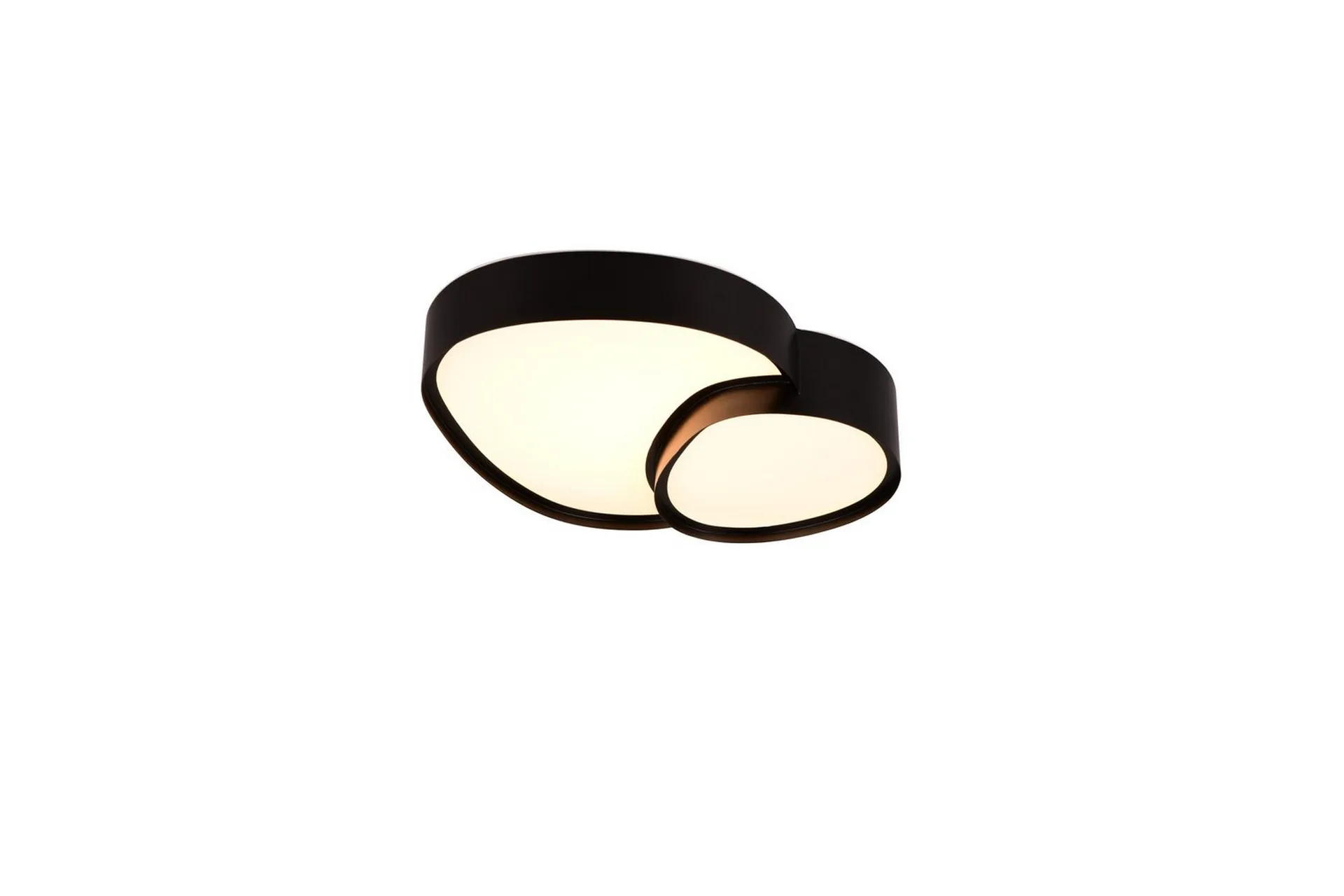 Trio Lighting Taklampa TRIO Rise 43 cm, Mattsvart 43 cm, Mattsvart