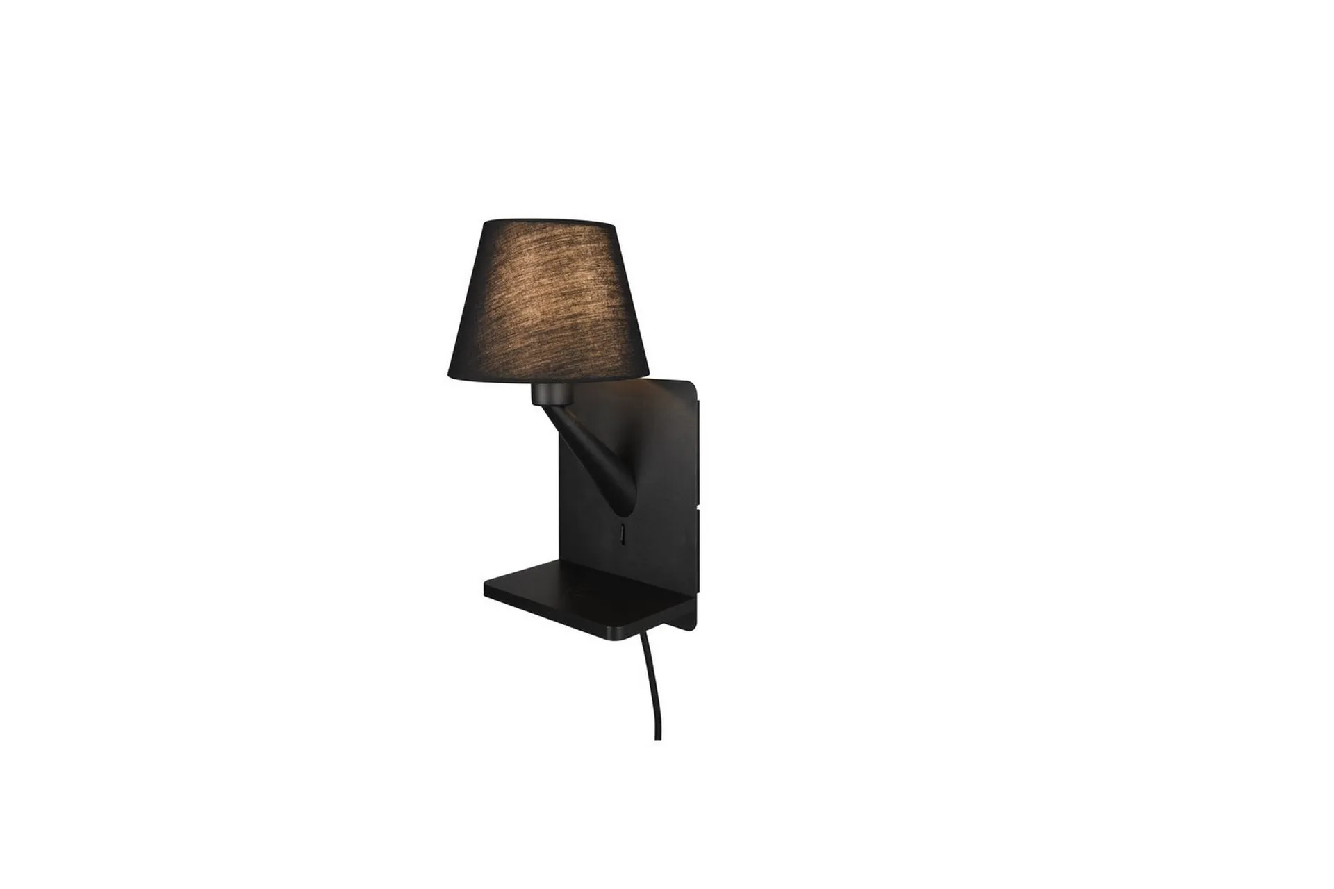Trio Lighting Vägglampa TRIO Comfort Mattsvart Mattsvart