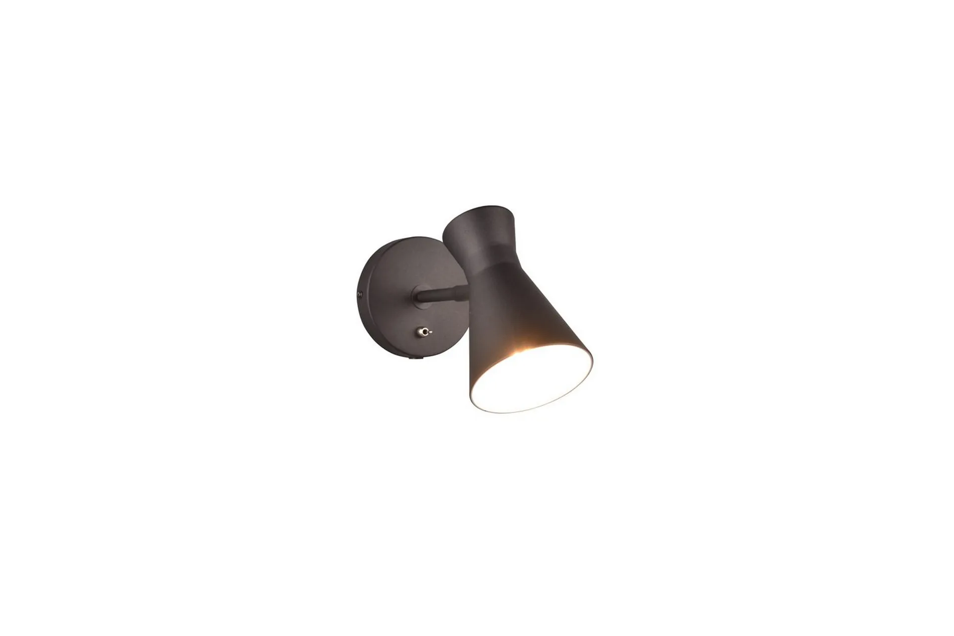 Trio Lighting Vägglampa TRIO Enzo Mattsvart Mattsvart