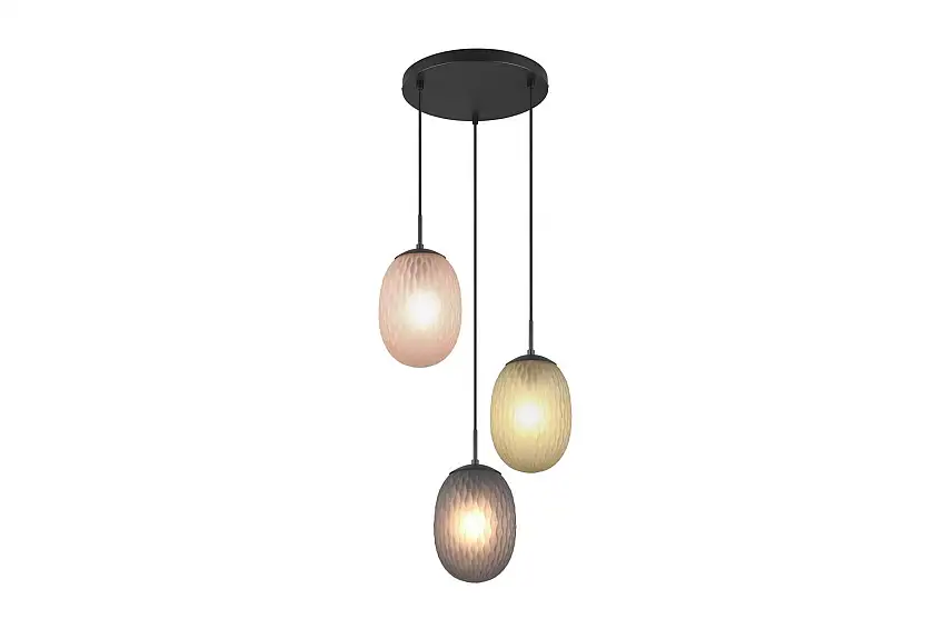 Trio Lighting Pendel TRIO Facette 3-del 3-del