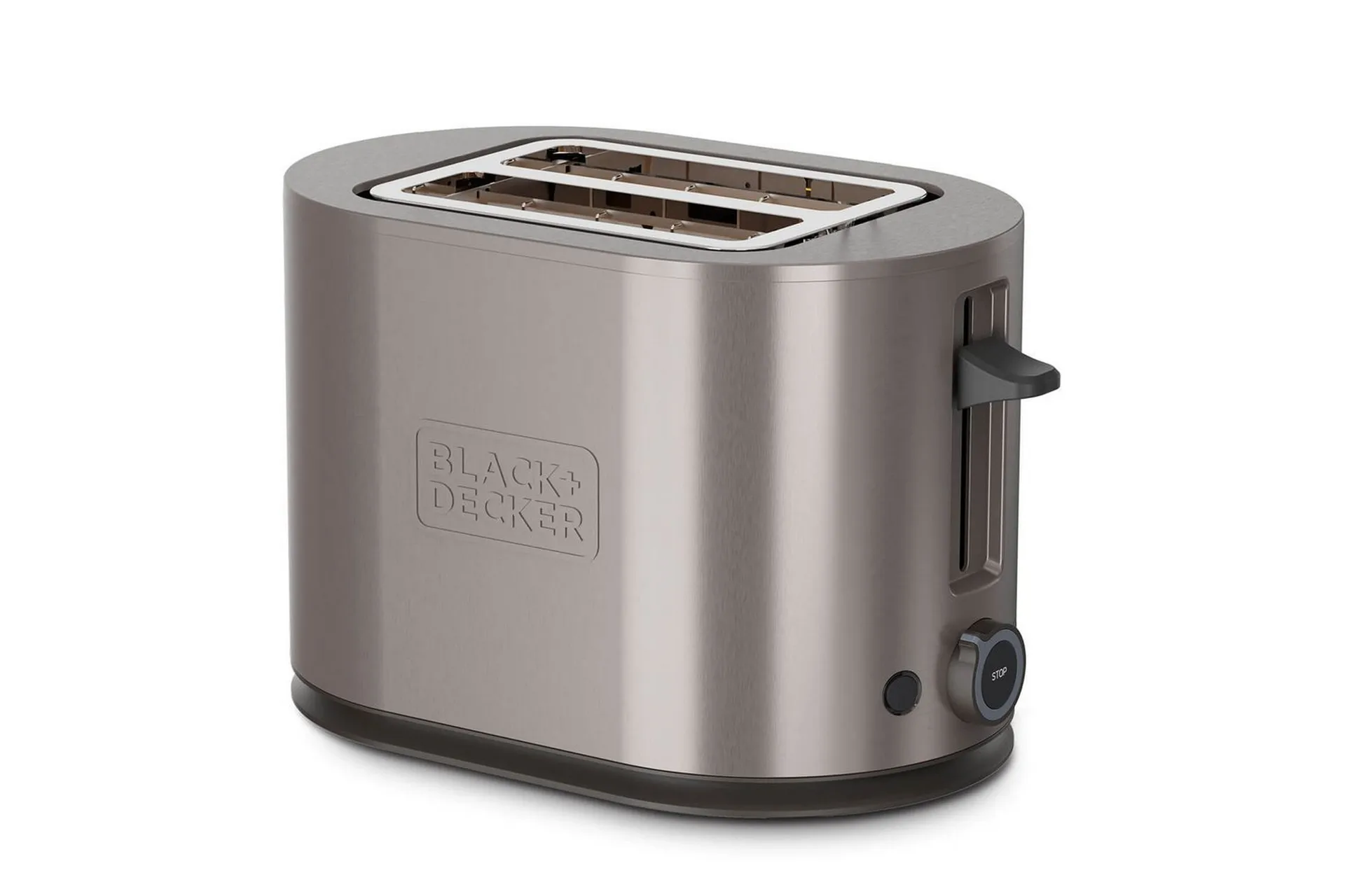 Black+Decker Brödrost Black+Decker 2 Fack Rostfritt 900W Stål