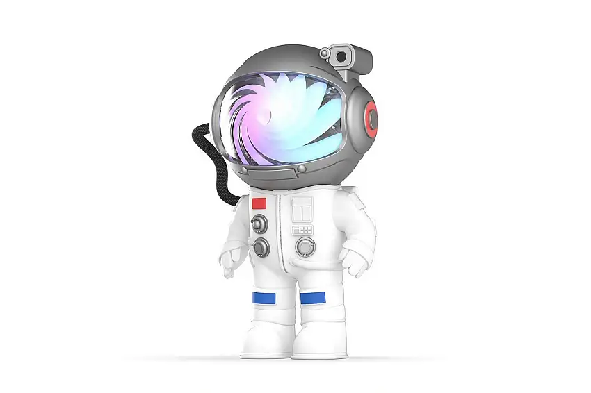 Barnlampa Mobility On Board Stellar Light Space Astronaut Vit