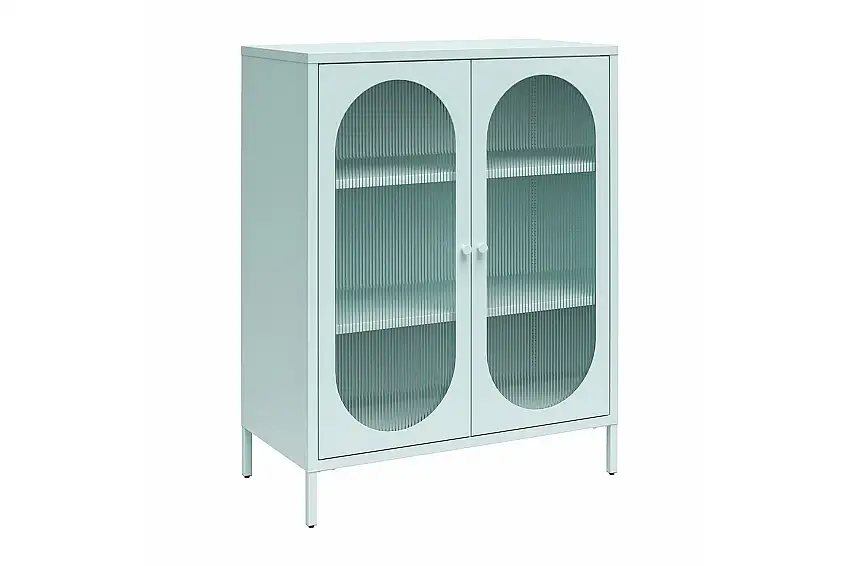 Loft24 Skåp Luna 80x40x102 cm, Himmelsblå 80x40x102 cm, Himmelsblå