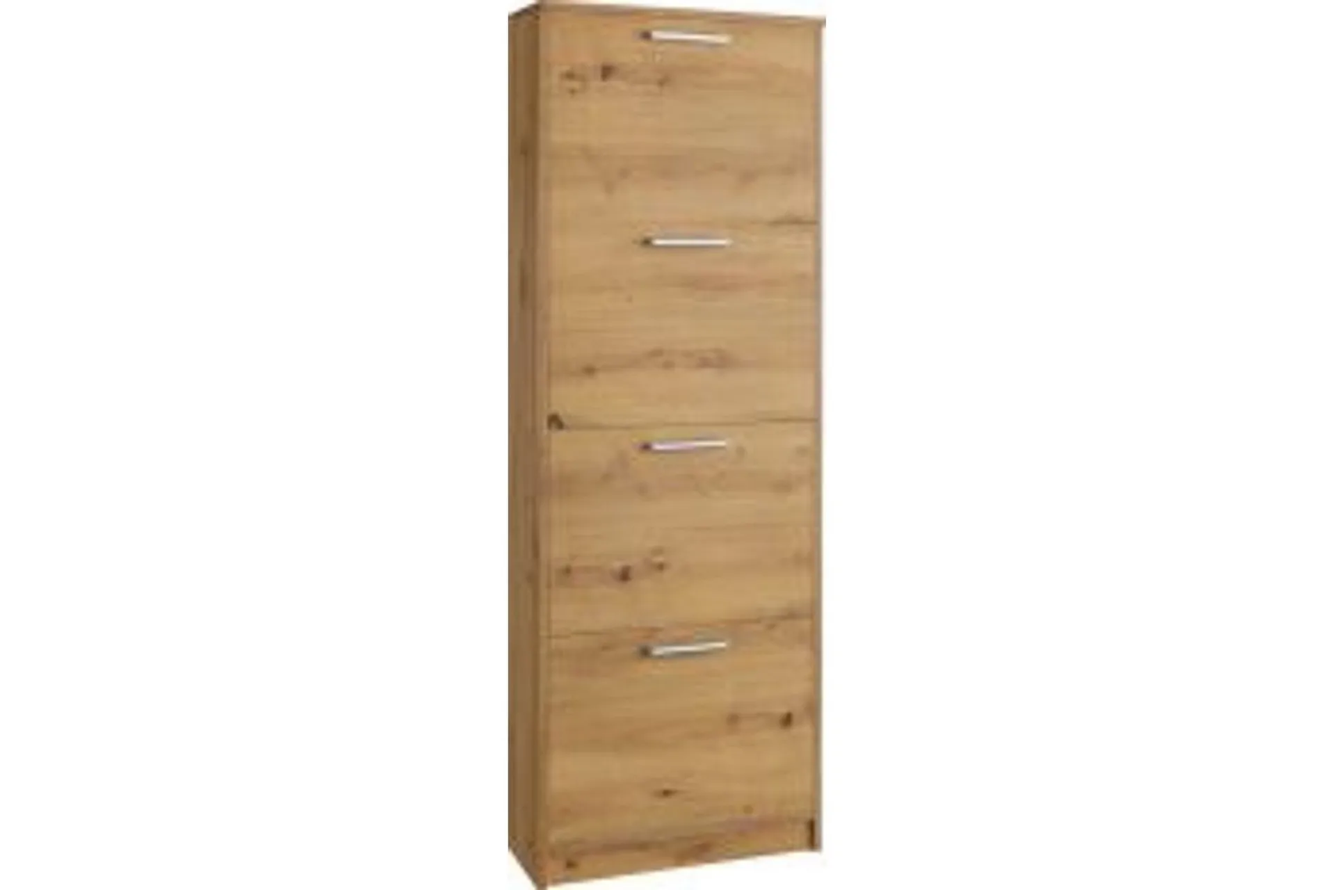 Loft24 Skoförvaring Bill 55x21x157 cm, Natur 55x21x157 cm, Natur