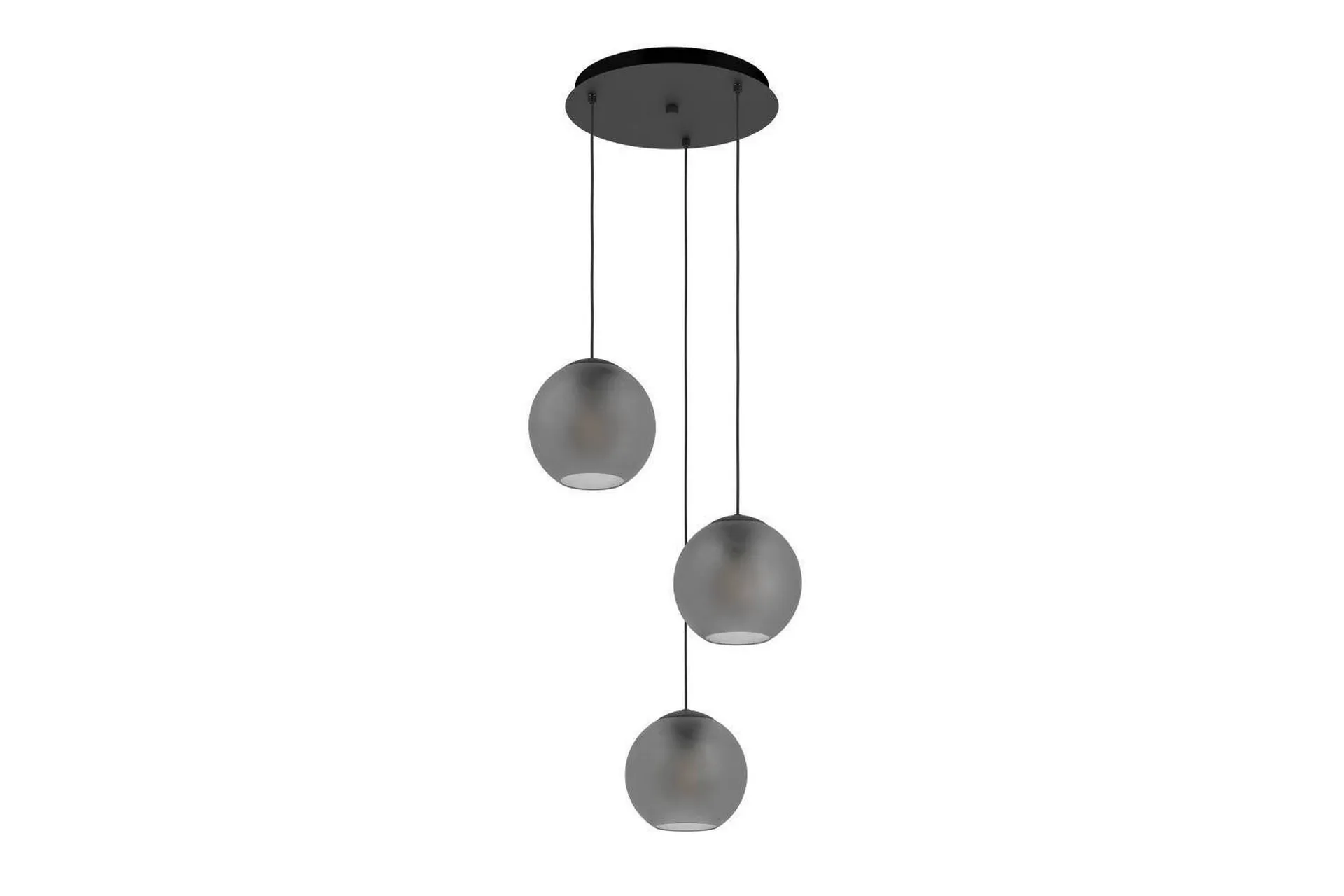 Eglo Takpendel Eglo Arangona Svart/Grå Rondell med 3 Lampor