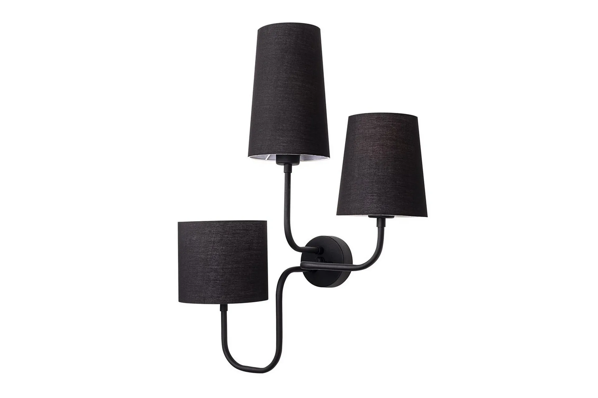 Vägglampa Rihan svart Svart