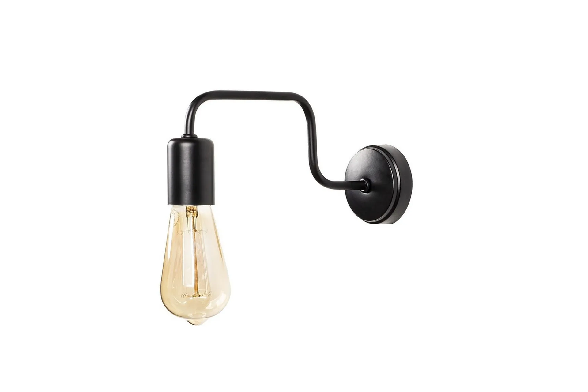 Vägglampa Nymera Svart Svart