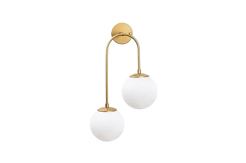 Vägglampa Thalara Två Glansig Rany Guld