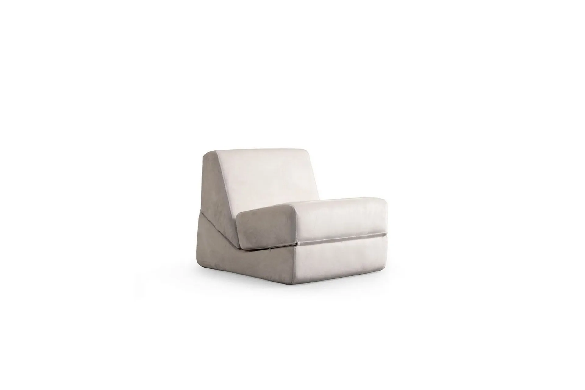 1-sits bäddsoffa Dorielton Bäddbar Grädde Grädde