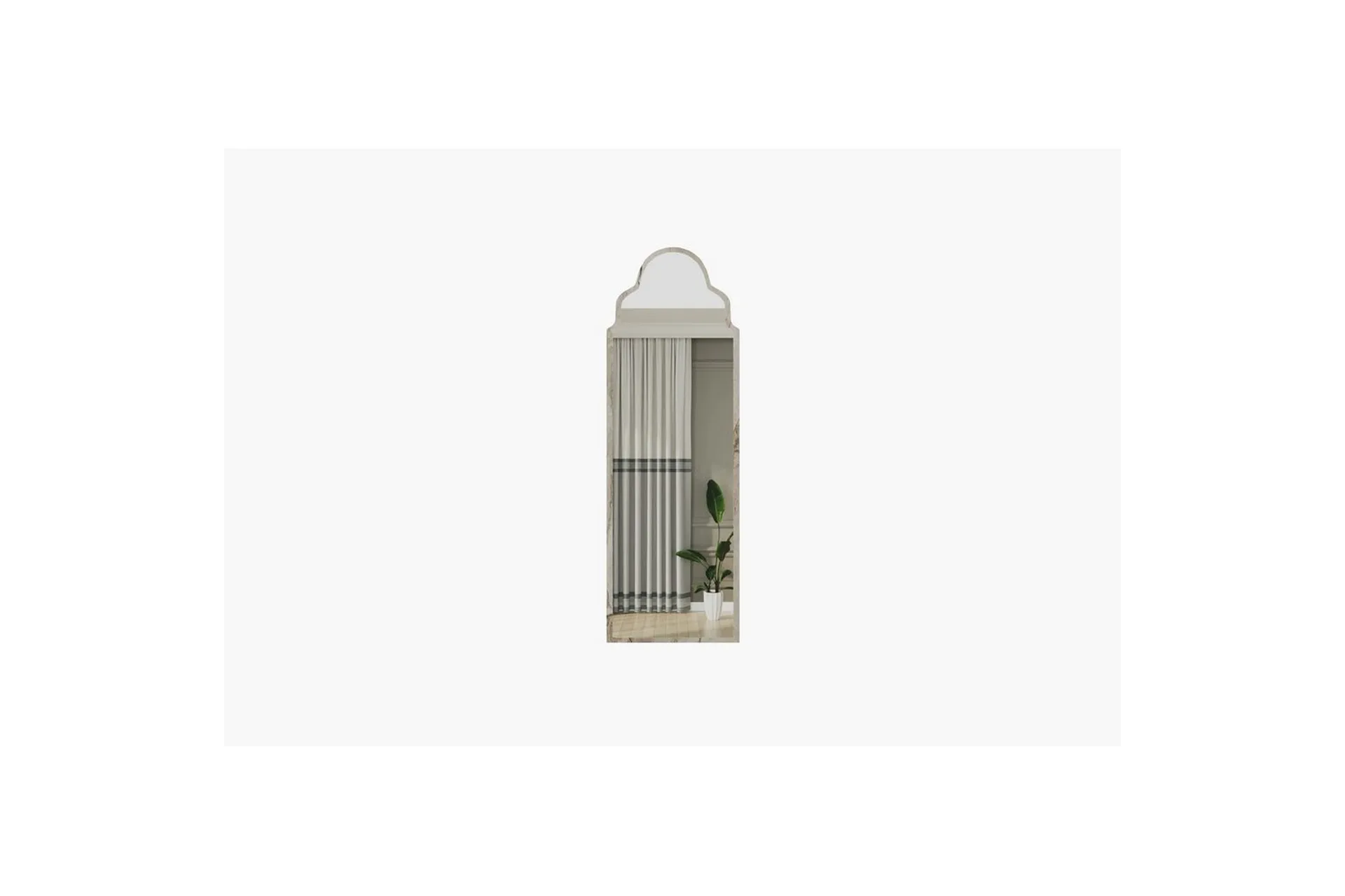 Vetra Golvspegel 50x160 cm Vit