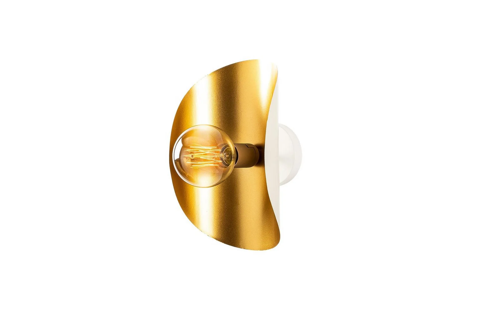 Vägglampa Sugana Vira Vit / Rany Guld/Vit