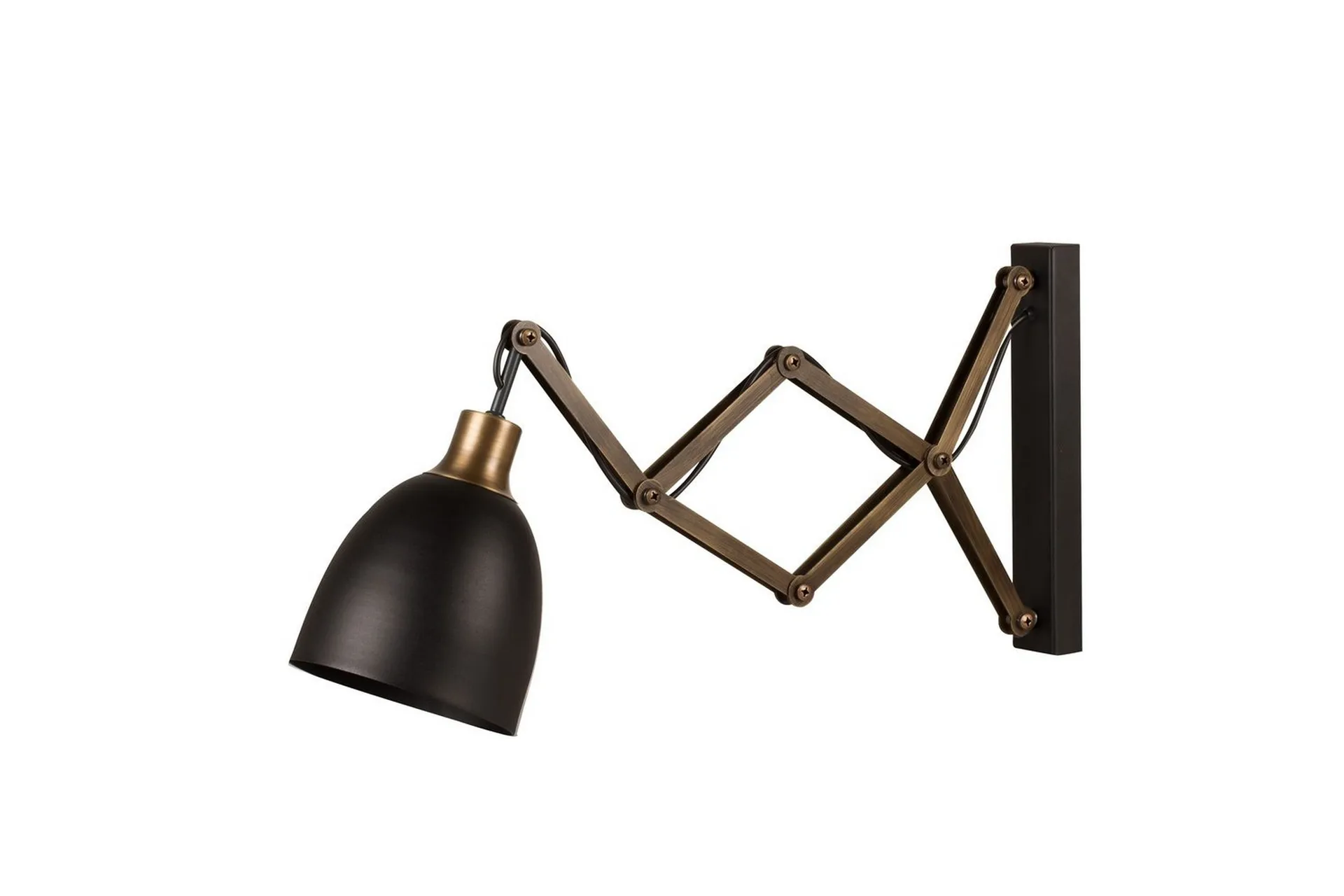 Vägglampa Sugana Lyra Svart / Vintage Beige/Svart