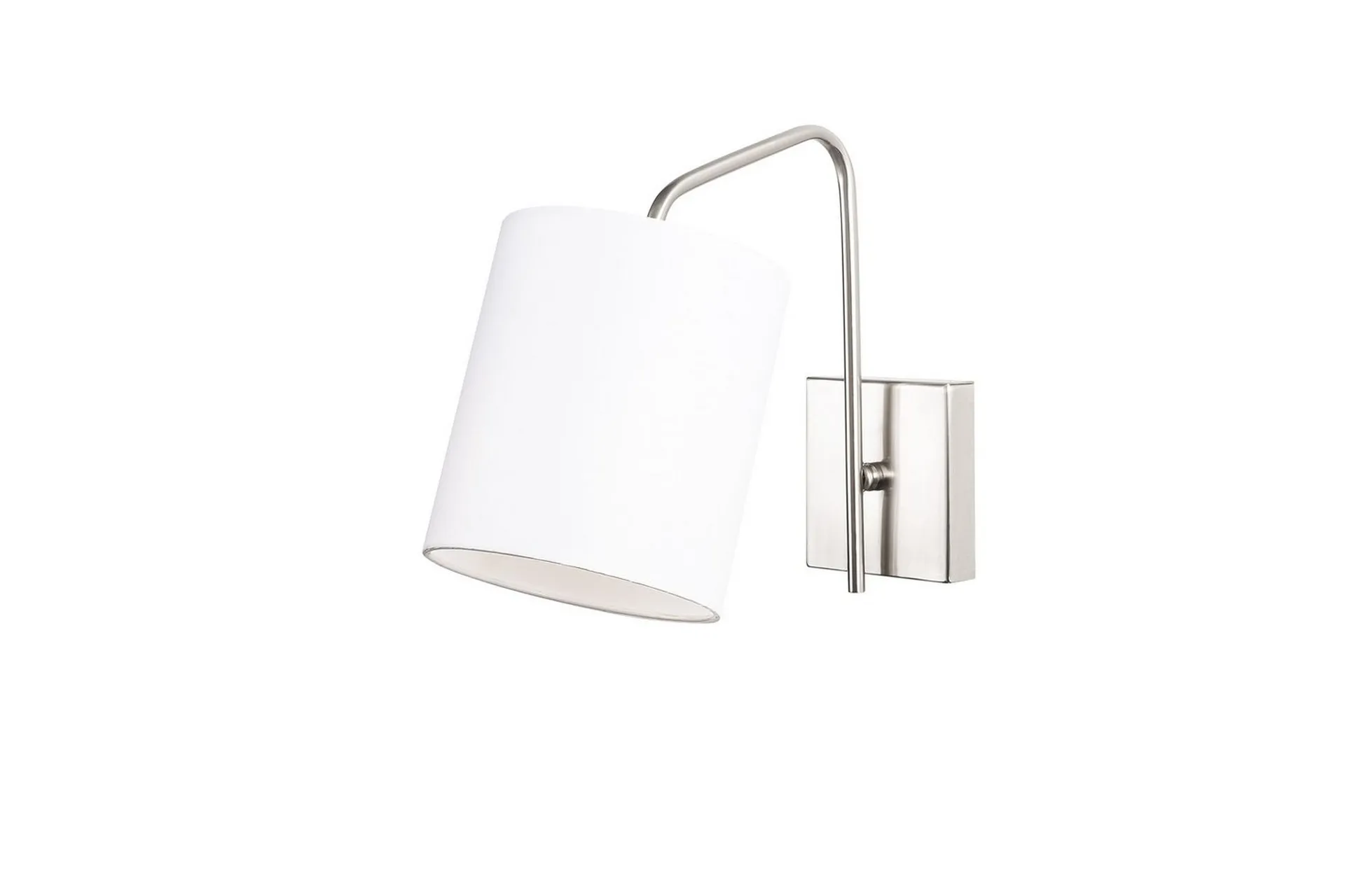 Vägglampa Ve Nickel / Vit Vit