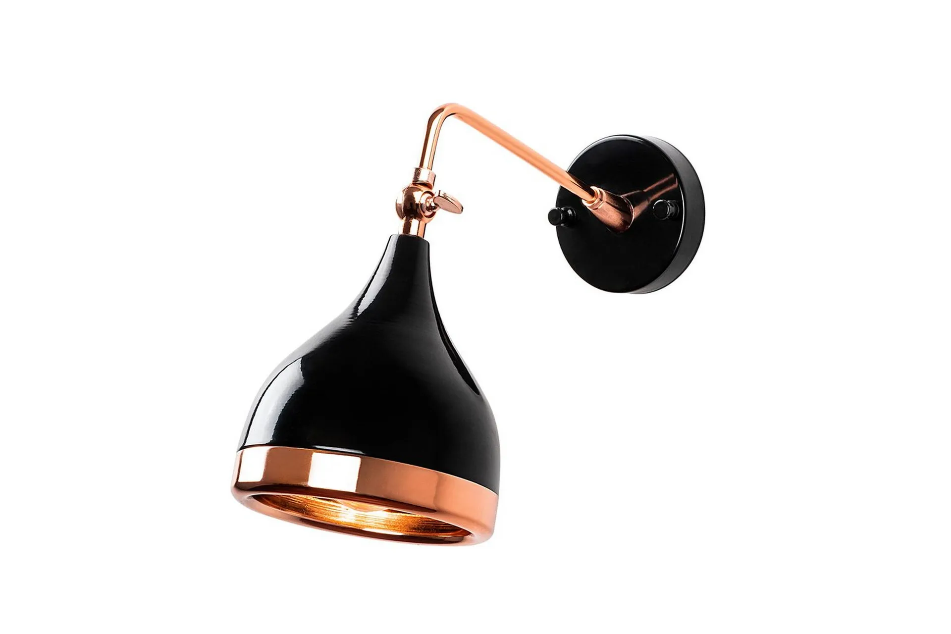 Vägglampa Soodz Svart / Koppar Svart / Koppar