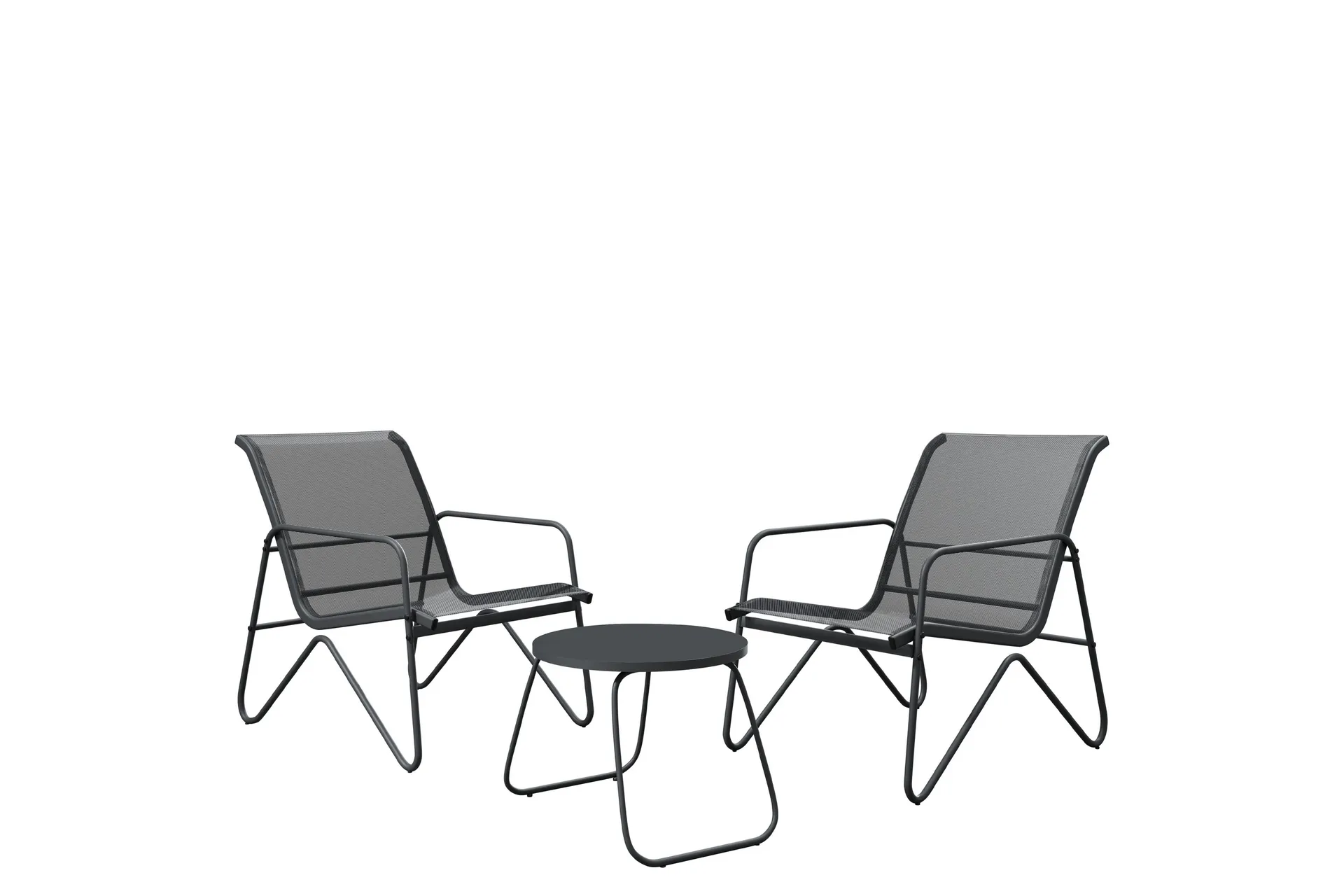 Glenhollow Caféset Utomhus Grå