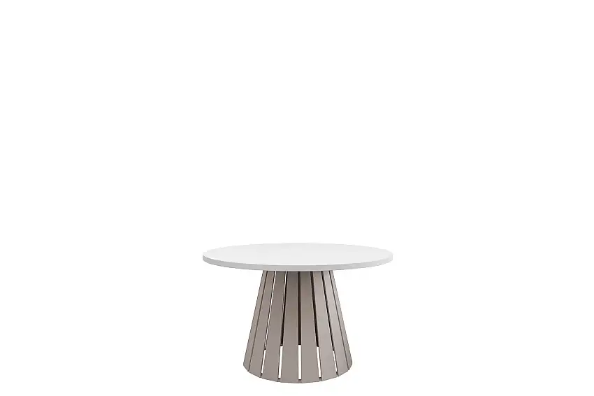 Berber Soffbord 75 cm Beige/Vit