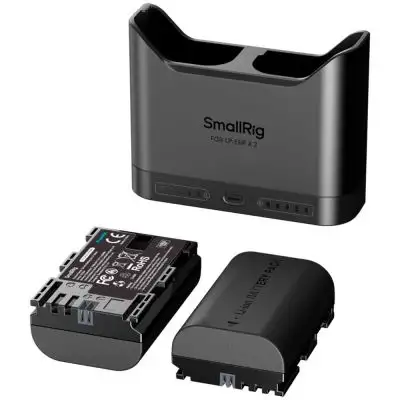 SmallRig 5484 Charging Kit, Canon (2x LP-E6NH batteri + laddare)