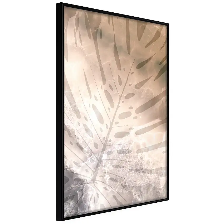 Poster ArtgeistAffisch Amber MonsteraSvart ram, 20x30 cm