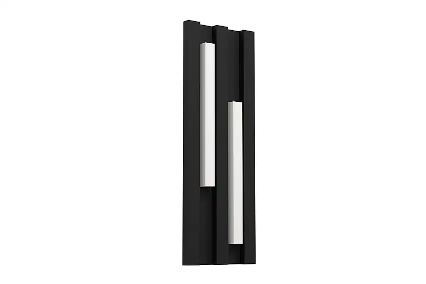 Vägglampa Utebelysning Eglo Fandina Svart/Vit