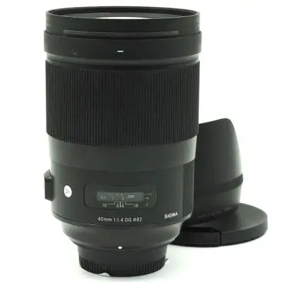Sigma 40/1.4 A DG HSM, -objektiv, Nikon BEGAGNAD