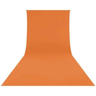 Westcott Wrinkle-Resistant Backdrop Bakgrund 2.7 x 6.1m, Tiger Orange