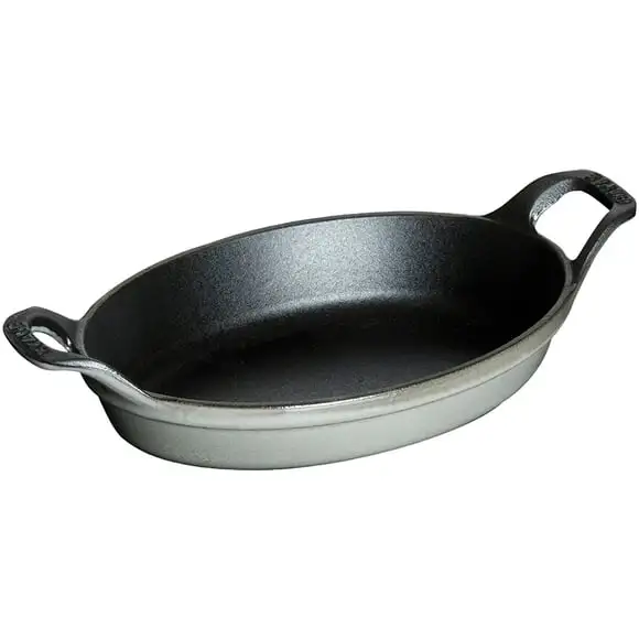 Form oval gjutjärn 15cm 0,25L grå Staub