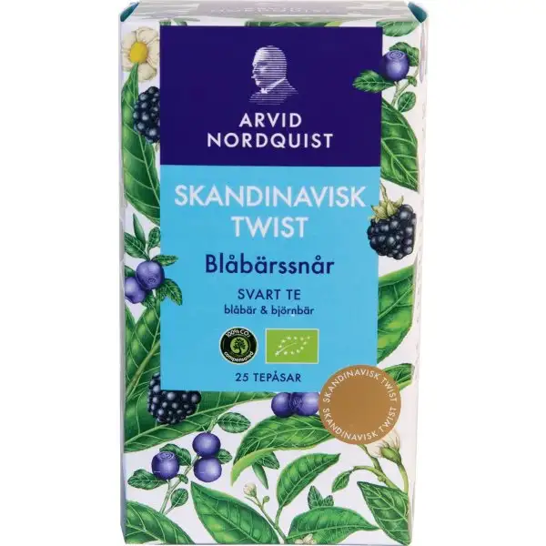 Arvid Nordquist Te, Blåbärssnår, 25 påsar