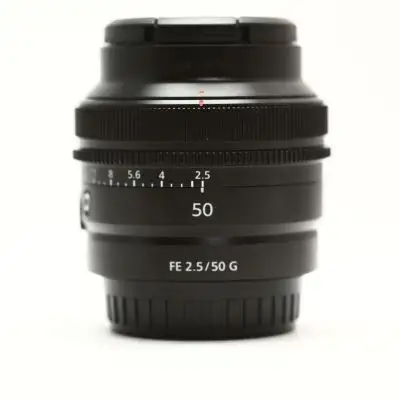 Sony FE 50/2.5 G objektiv BEGAGNAD