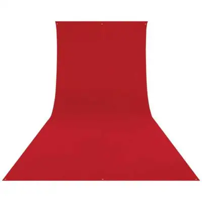 Westcott Wrinkle-Resistant Backdrop Bakgrund 2.7 x 6.1m, Scarlet Red