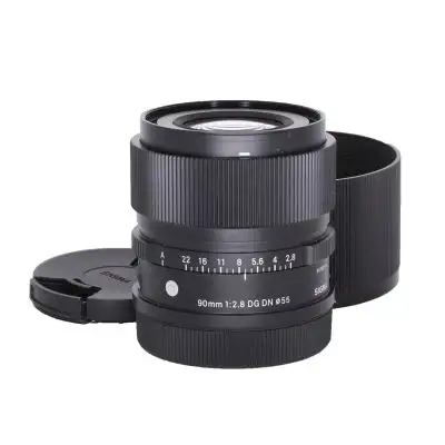 Sigma 90/2.8 C DG DN -objektiv, L-Mount BEGAGNAD