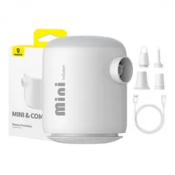 Baseus Bärbar luftpump Baseus PocketGo (vit)