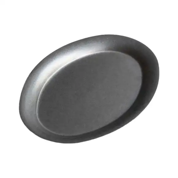 Bricka rostfri oval 20x14,5cm borstad Koia