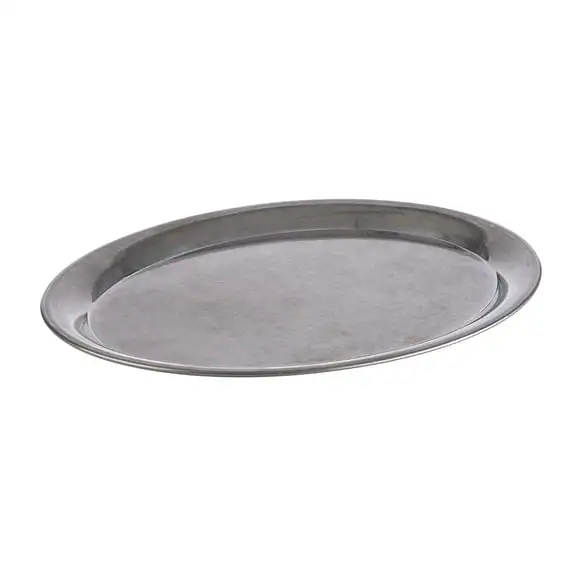 Bricka rostfri Vintage oval 29x22cm APS