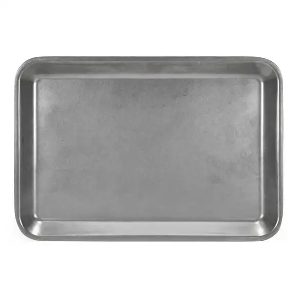Bricka rostfri Vintage 31,5x22cm Exxent