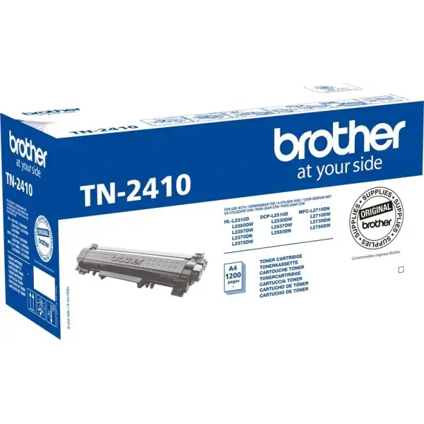 Lasertoner Brother TN2410 Svart 1200 sidor