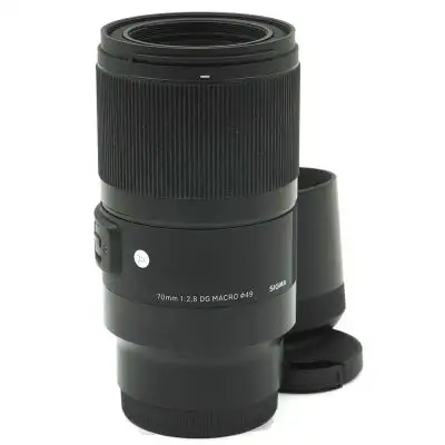 Sigma 70/2.8 A DG HSM Macro -objektiv, Sony FE BEGAGNAD