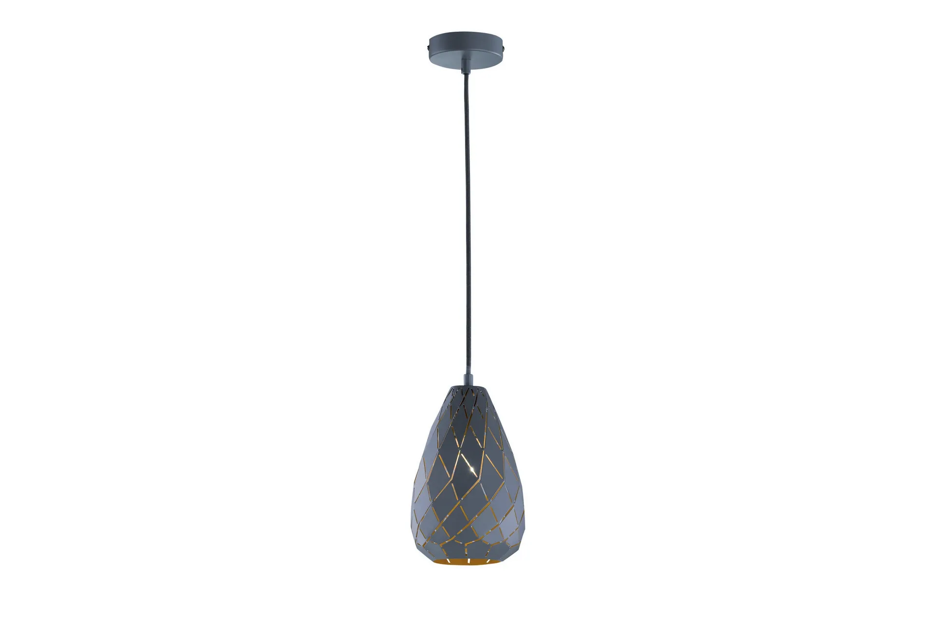Onyx Taklampa E27 antracit/ guld