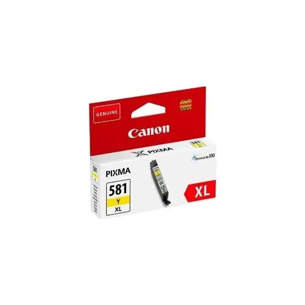 Bläckpatron Canon CLI-581XL Gul 519 sidor