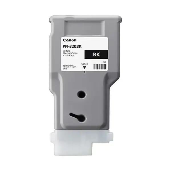 Bläckpatron Canon PFI-320 BK Svart, 300 ml