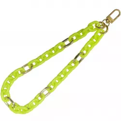 Celly Jewel Chain Handledsrem Fluo Grön