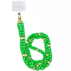 Celly Lacet Chain Halskedja Fluo Grön