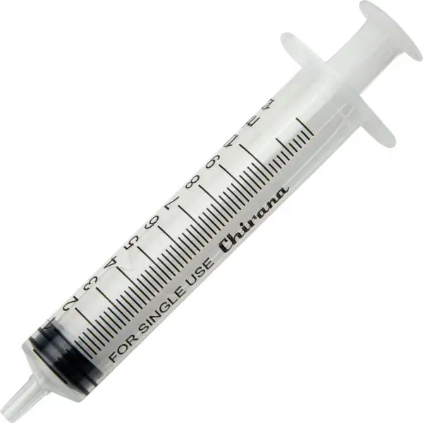 Chirana engångsspruta 10 ml | Centrerad huva