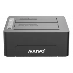 deltacoimp HDD/SSD docking station, USB 3.1 Gen 2, USB-C, black