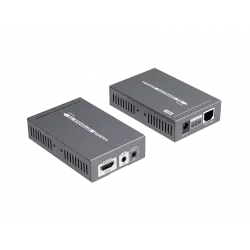 deltacoimp HDMI Extender over Ethernet, 70m, PoE, HDBase T, black