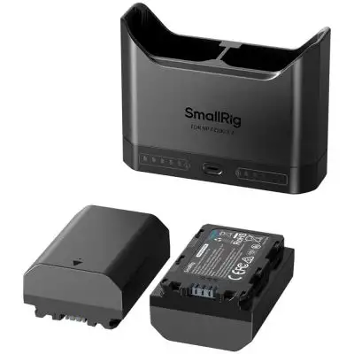 SmallRig 5483 Charging Kit, Sony (2x NP-FZ100 batteri + laddare)