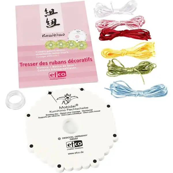 DIY Kit kumihimo startpaket, knytning/flätning
