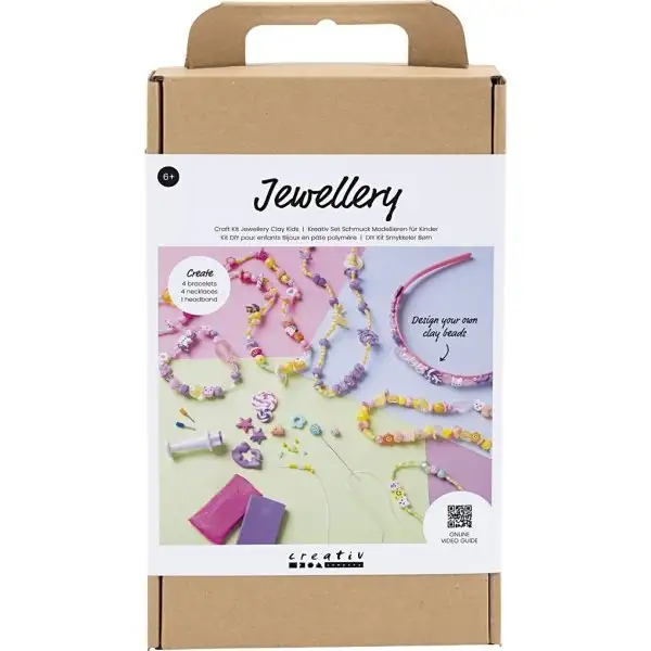 DIY-kit smycken, färgglada barnsmycken
