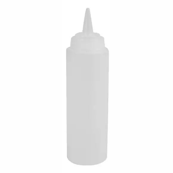 Dressingflaska plast transparent 23cl