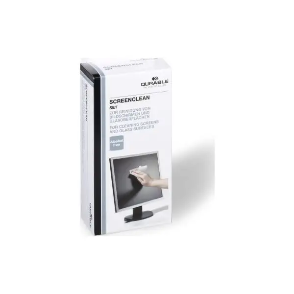 Durable Screenclean skärmrengöring 125 ml 20 st.