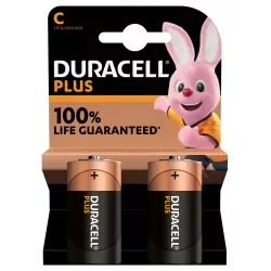 Duracell Plus MN1400 C, Alkaline, 2 st.